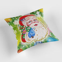 diamond painting kerstman – kussen – afbeelding 2