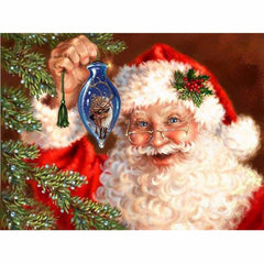 diamond painting - kerstman – afbeelding 1