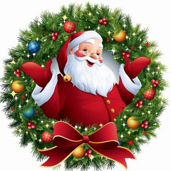 diamond painting - kerstman – afbeelding 1