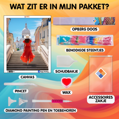 diamond painting - kerststad – afbeelding 2