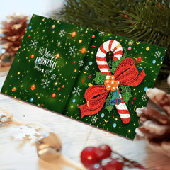 diamond painting premium kerstkaarten – 12 stuks – afbeelding 9