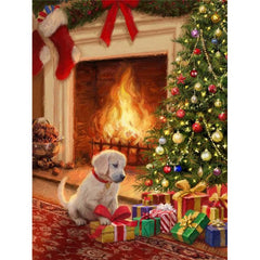 diamond painting - puppy – afbeelding 1